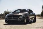 Mercedes-Benz S550 Coupe in Satin Pearl Nero by Impressive Wrap 2016 года